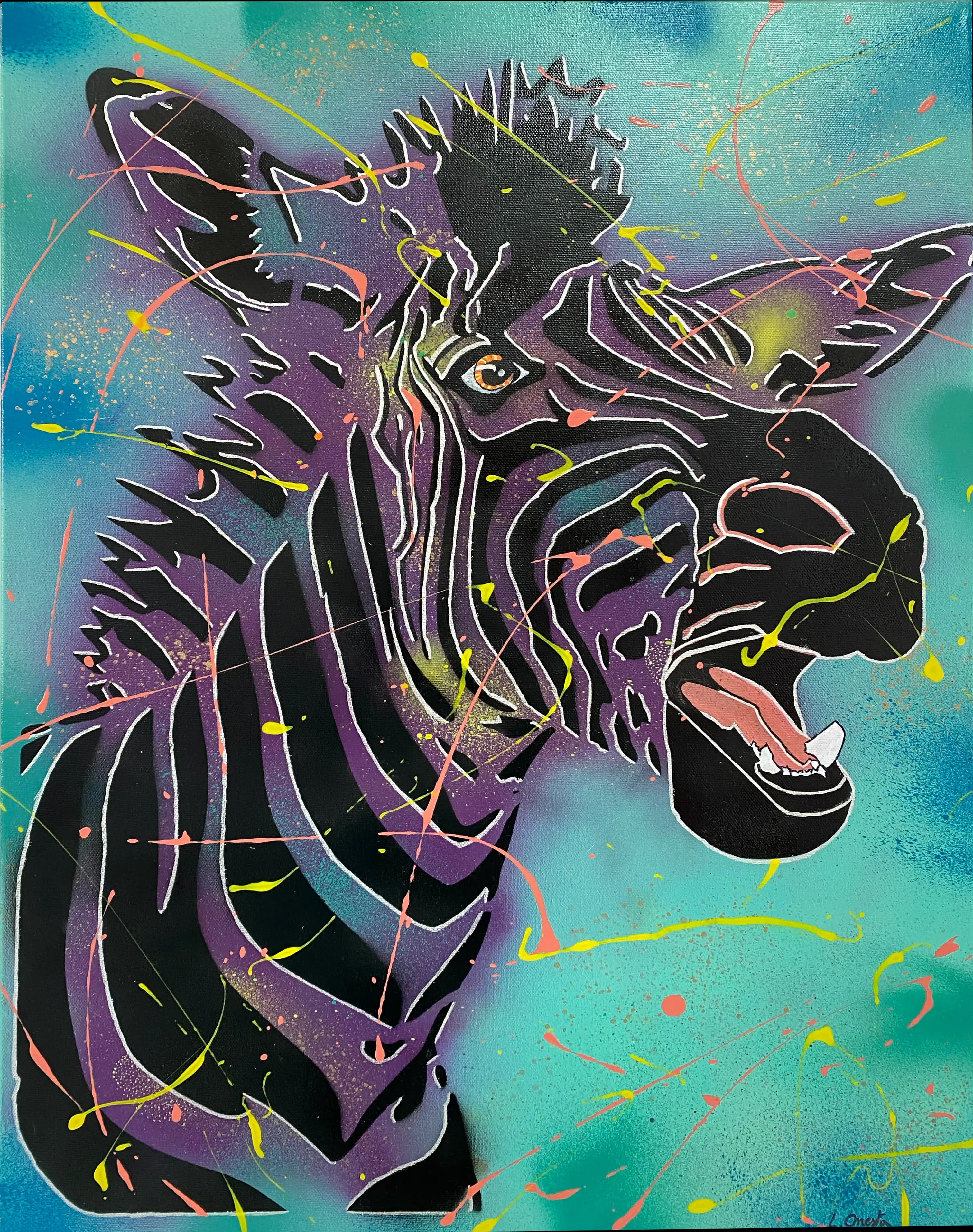 Crazy zebra