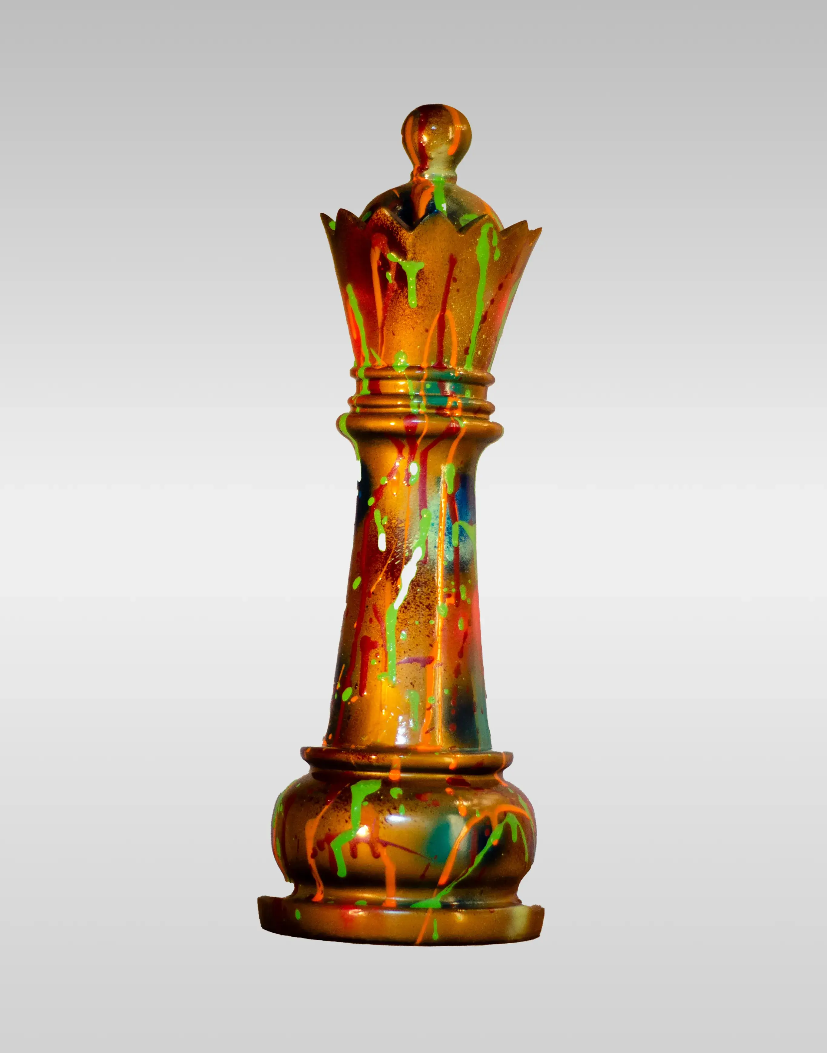 Street Majesty – Sculpture de Dame d’échec