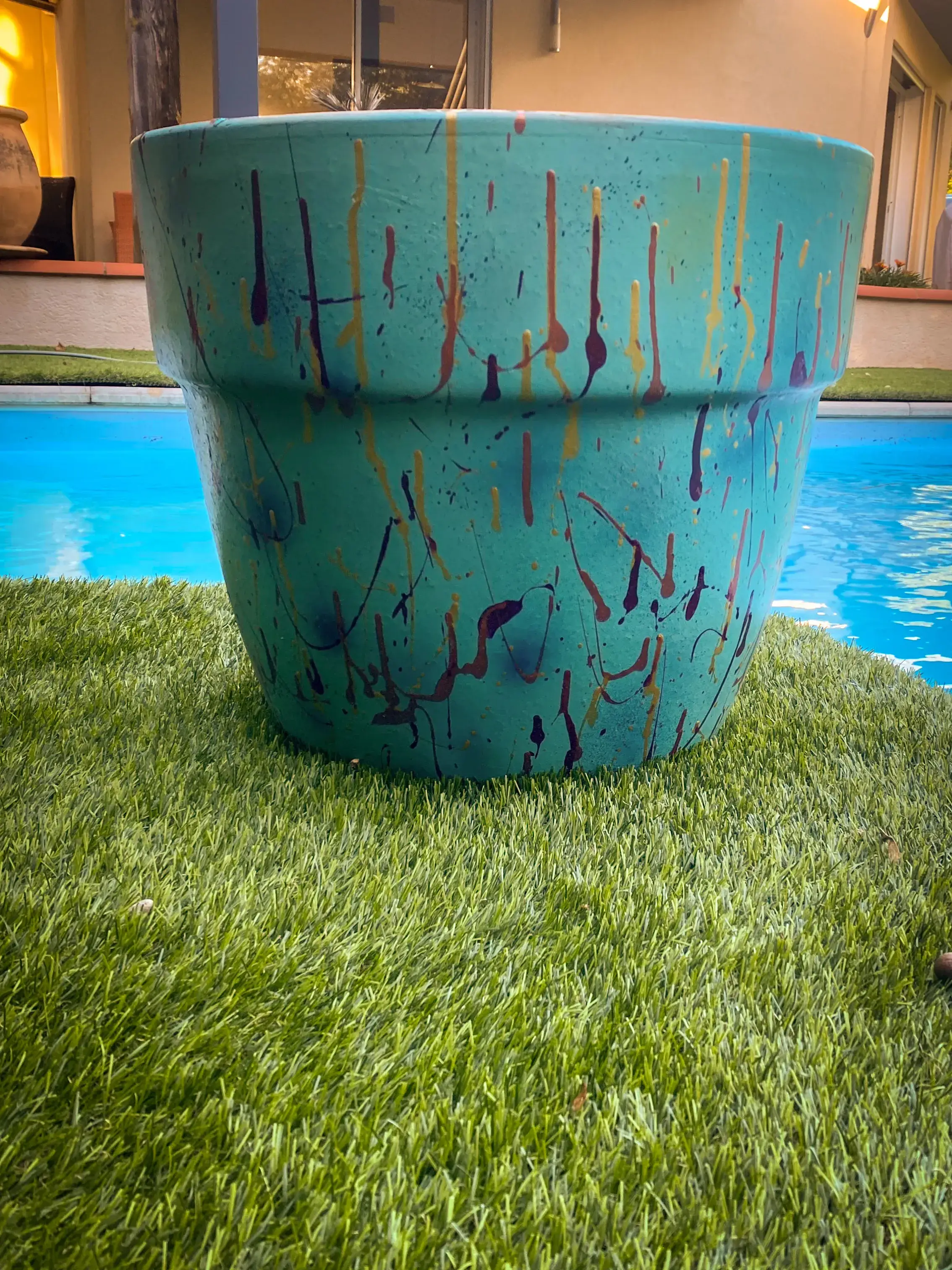 Pot bleu (grand format)