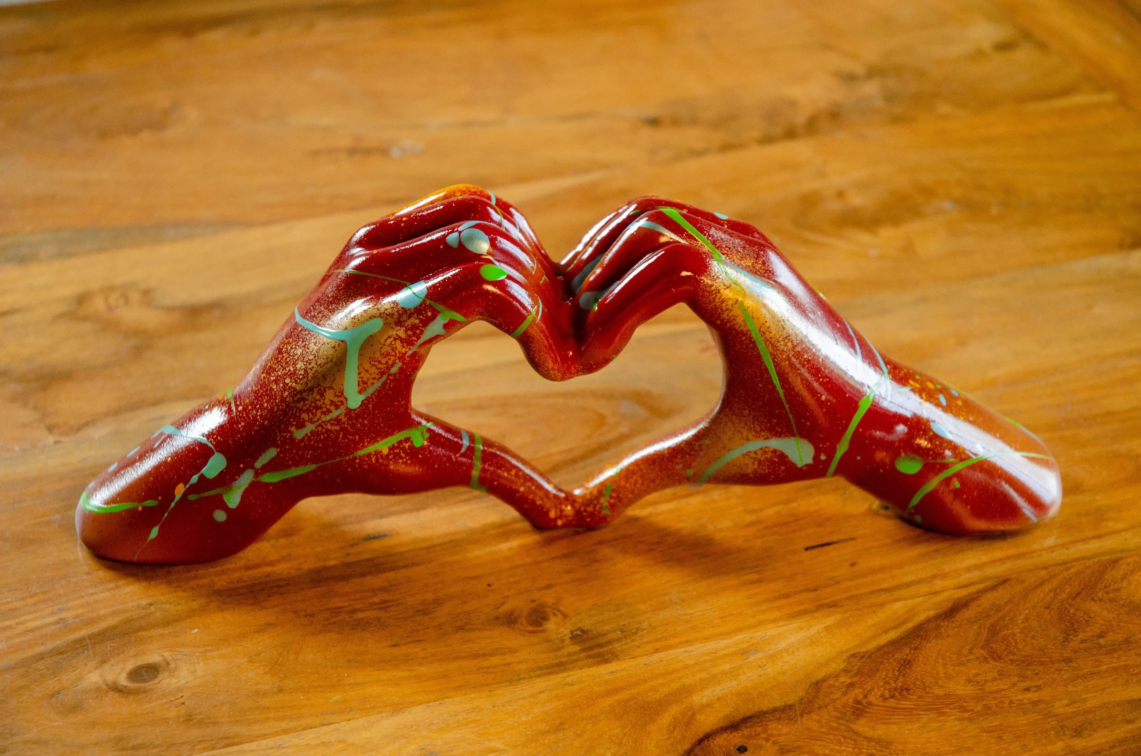 Sculpture Cœur Vibrant