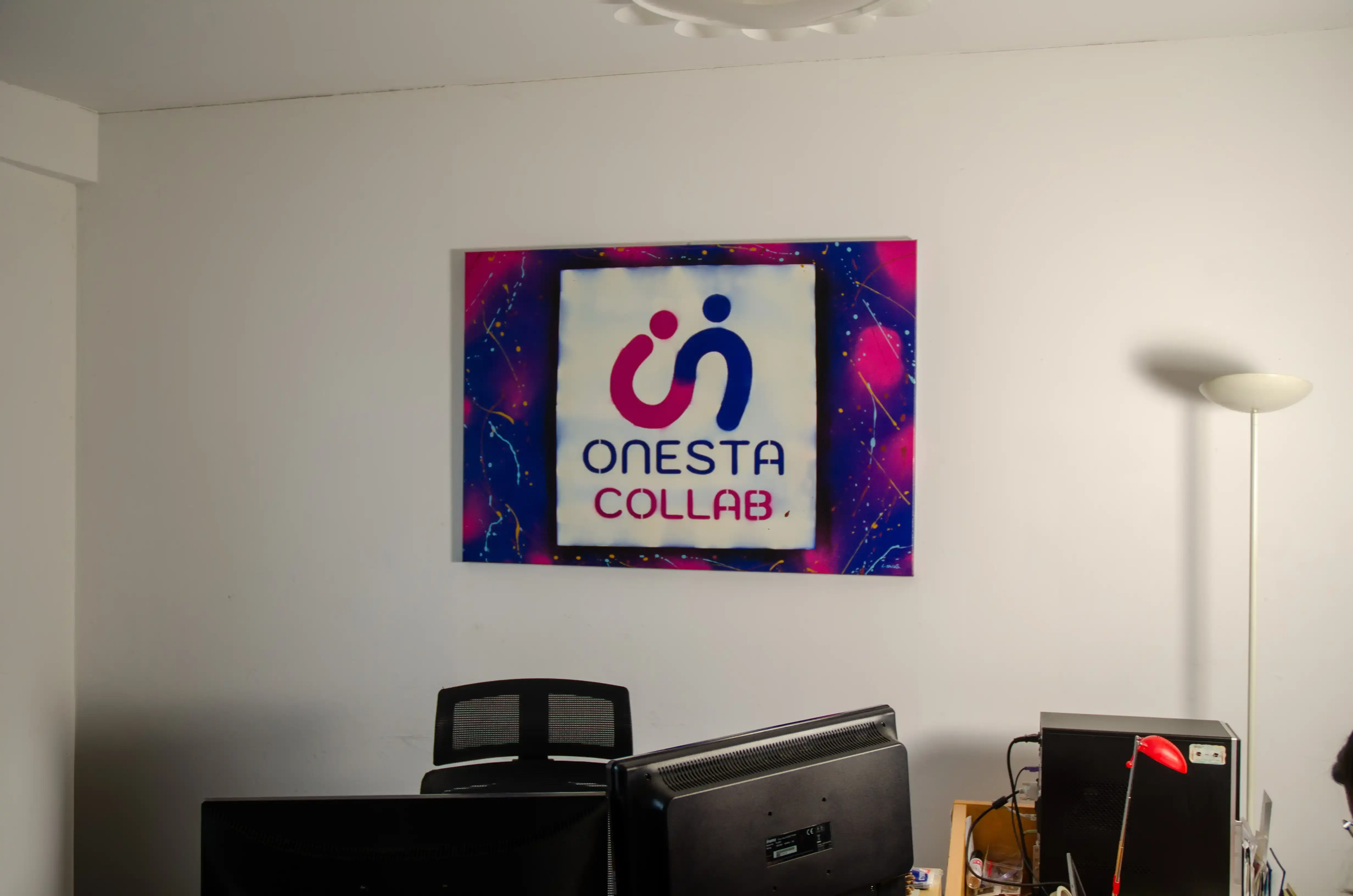 Toile Logo société Onesta Collab